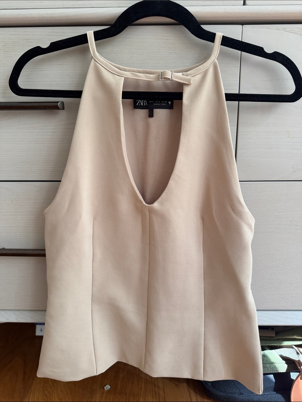 90s Cream Halter size S